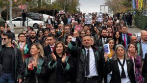 Türkiye Barolar Birliği Başkanı Erinç Sağkan ile Ankara Barosu Başkanı