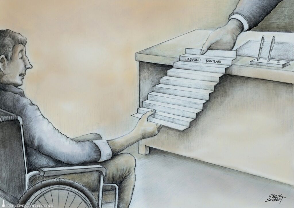 Engelsizmir Ulusal Karikatür Yarışması sonuçları belli oldu