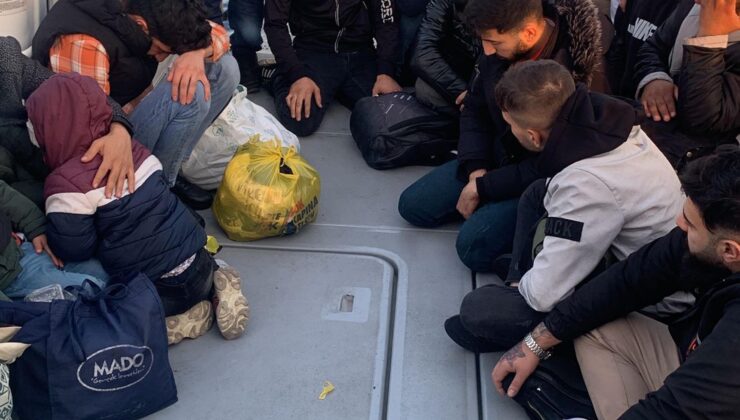 Yunanistan Türk karasularına itti! Datça’da 93 kaçak göçmen yakalandı!