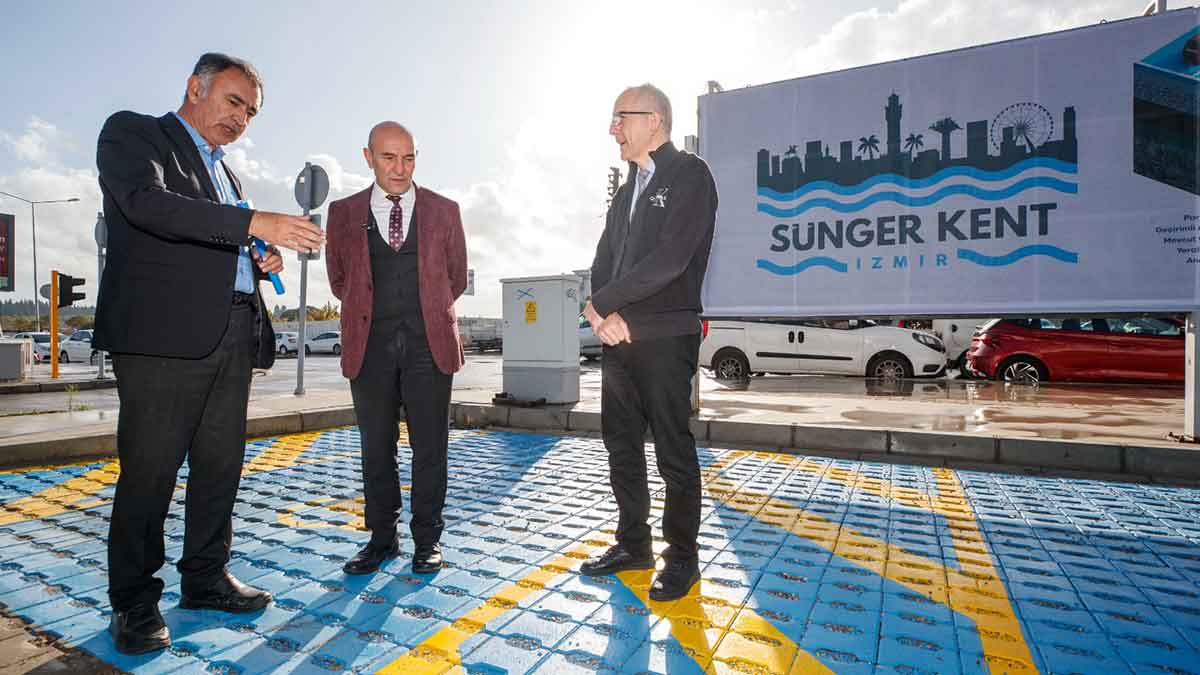 İzmir Büyükşehir Belediyesi iklim krizi ve kuraklığa karşı başlattığı Sünger