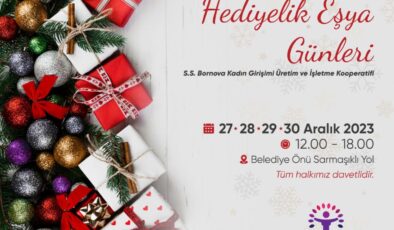 Bornova’da Yılbaşı Heyecanı: İzmirliler hediyelerini Bornovalı kadınlardan alacak