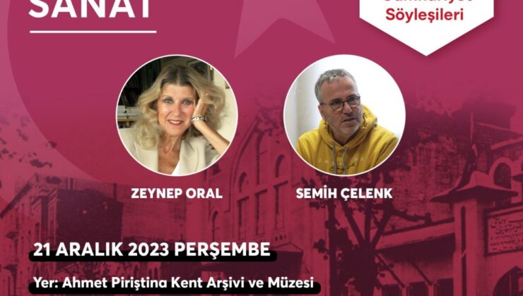 İzmir’de Cumhuriyet Söyleşileri Zeynep Oral ve Semih Çelenk ile devam ediyor