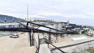 İzmir Büyükşehir Belediyesi’nin Harmandalı Düzenli Katı Atık Depolama Sahası’nda elektrik