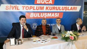 Buca Belediye Başkanı Erhan Kılıç, Bucalı sivil toplum kuruluşlarının temsilcileriyle