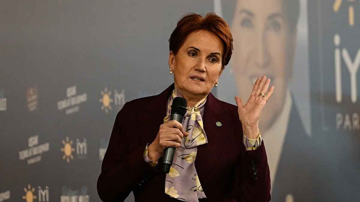 İYİ Parti lideri Meral Akşener, Uşak’ta yaptığı konuşmada İBB Başkanı