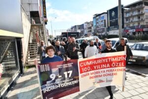 Çiğli Belediyesi’nin katkılarıyla İzmir Mobilya Pazarlamacıları Derneği (İZMOP) tarafından Cumhuriyetimizin