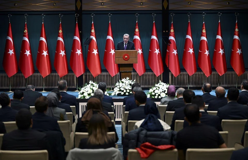 Kabine toplantısı sona erdi. Toplantının ardından Cumhurbaşkanı Erdoğan, kentsel dönüşüm,