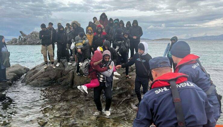 Yunan unsurlarının ittiği 38 göçmen son anda kurtarıldı: Aralarında çocuklar var