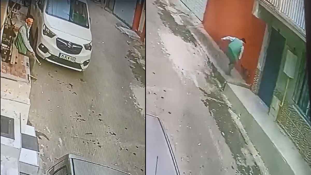 İzmir’de, keserle saldırdığı sokak kedisini bacağından yaralayan Dursun U. (65), gözaltına alındı.