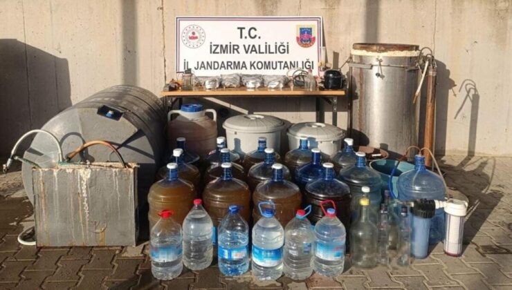 İzmir ve Manisa’da eş zamanlı kaçak içki ve tütün operasyonları