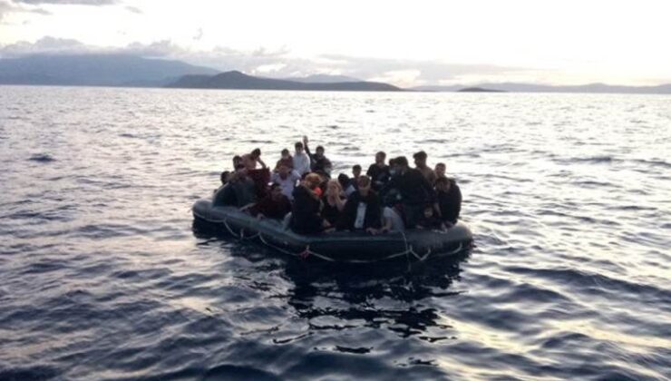 İzmir açıklarında düzensiz göçmen dramı