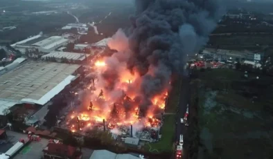 Kocaeli’de fabrikada şiddetli yangın: Alevler Diğer Fabrikalara da Sıçradı