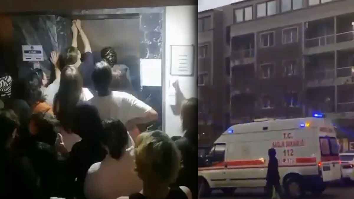İzmir Buca ilçesindeki Gazi Ayşe Kız KYK Yurdu’nda meydana gelen