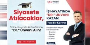 Sosyal mecralarda “Siyasete atılacaklar, kısa sürede Dr. unvanı alın” gibi