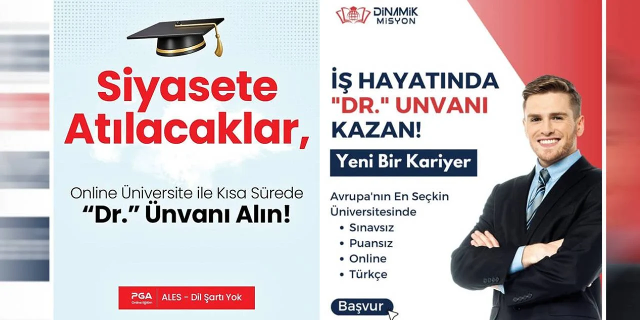 Sosyal mecralarda “Siyasete atılacaklar, kısa sürede Dr. unvanı alın” gibi