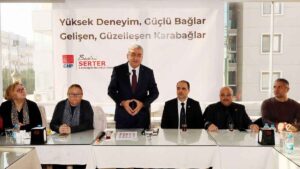 Cumhuriyet Halk Partisi Karabağlar Belediye Başkan Aday Adayı Bedri Serter,