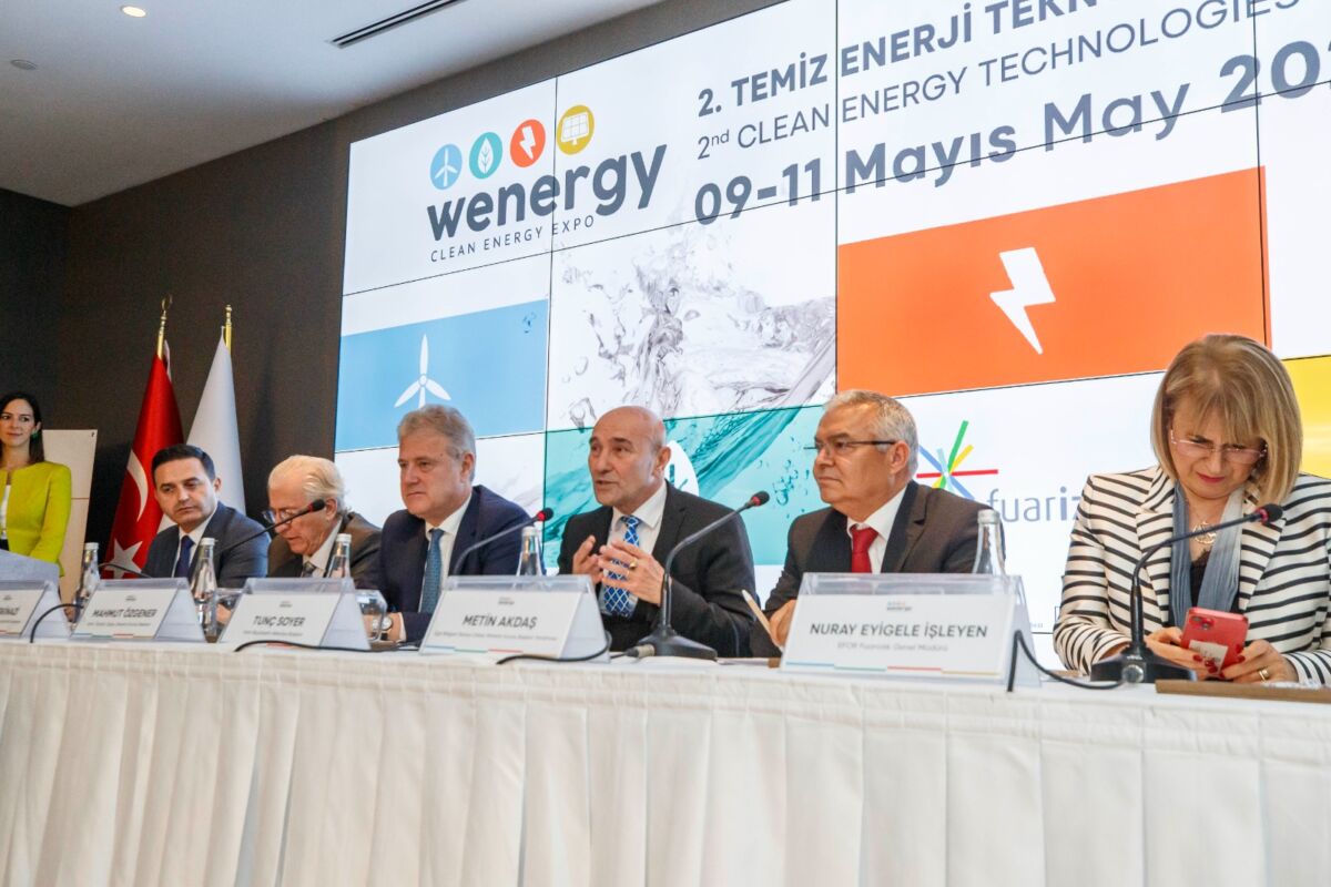 İzmir’de bu yıl ilk defa düzenlenen WEnergy–Temiz Enerji Teknolojileri Fuarı’nın