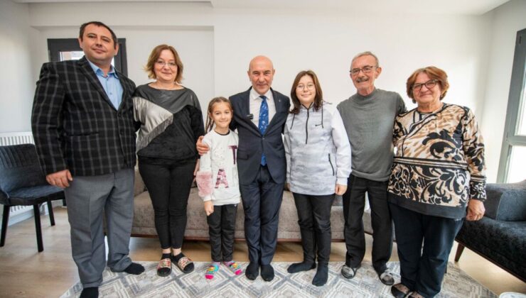 Başkan Soyer, Örnekköy’e konuk oldu: Tapu sahibi aileden Soyer’e teşekkür