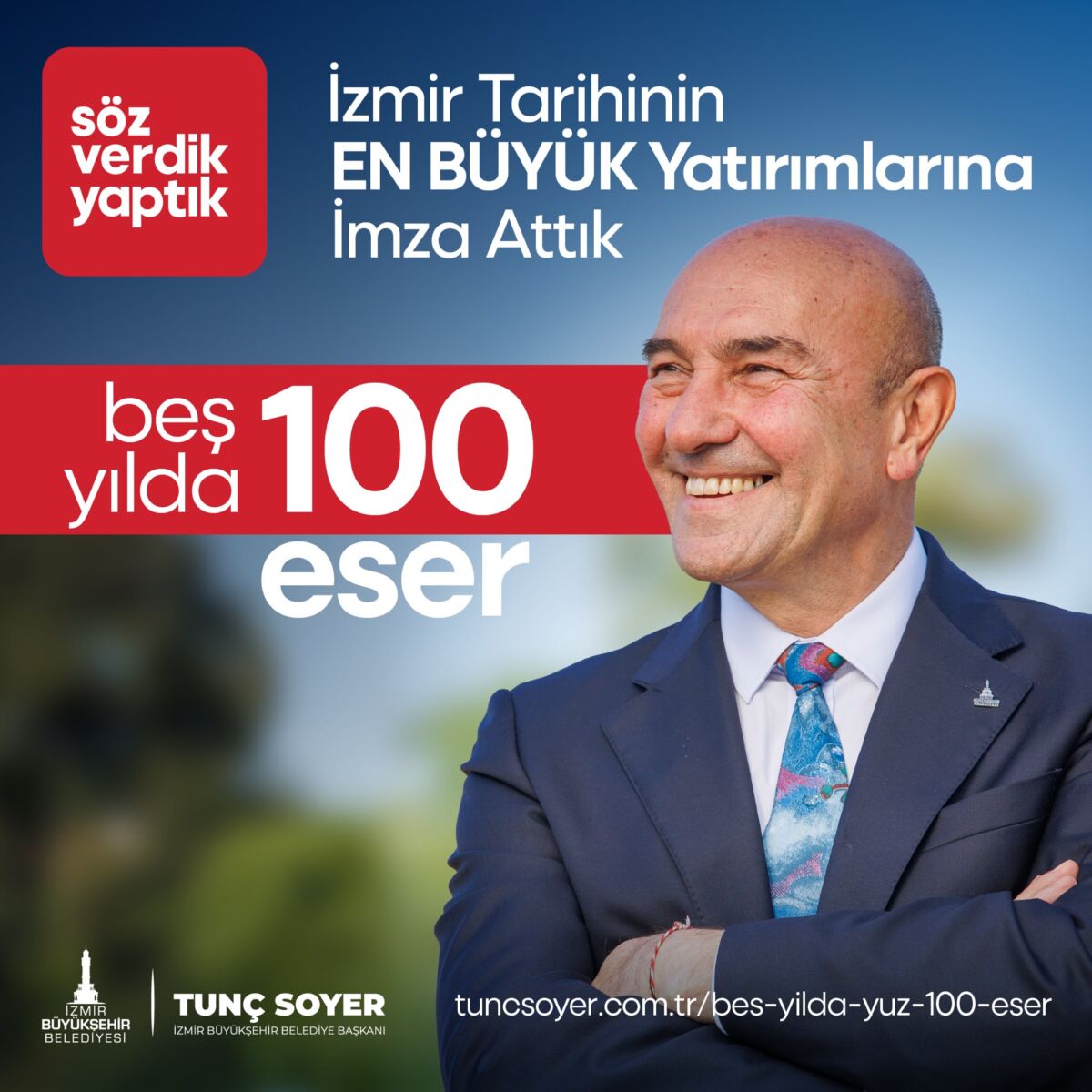 İzmir Büyükşehir Belediye Başkanı Tunç Soyer, 5 yılda İzmir’e kazandırılan