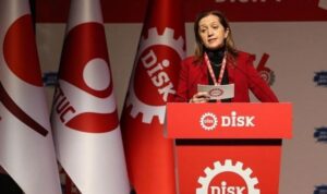 DİSK Genel Başkanı Arzu Çerkezoğlu, Cumhurbaşkanı Erdoğan’ın emekli zammı açıklamasına