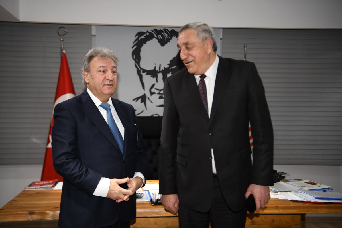 Bornova Belediye Başkanı Dr. Mustafa İduğ’u ziyaret eden Konya Tuzlukçu
