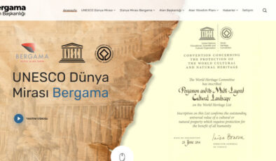 Bergama Belediyesi UNESCO Alan Başkanlığı İnternet Sitesi Kuruldu