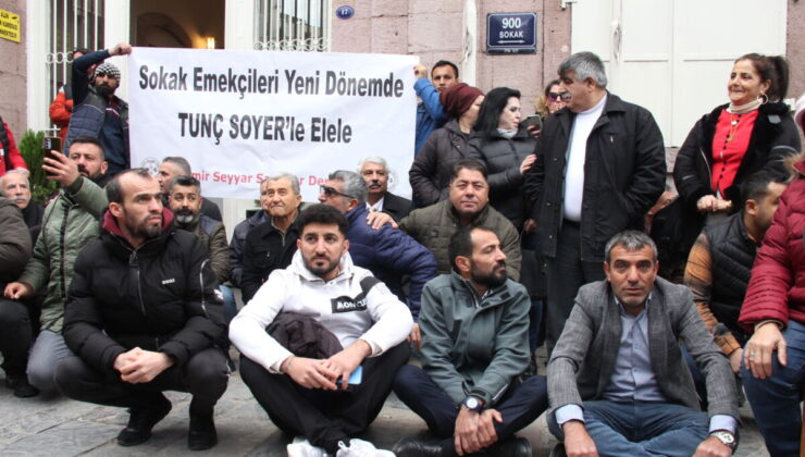 İzmir emekçilerinden Başkan Soyer’e destek: ‘Tunç Soyer’in ismi buraya gelene kadar, demokrasi nöbetine devam’