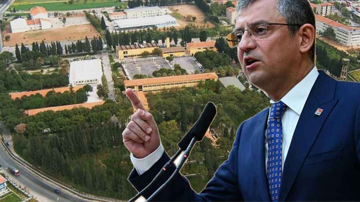 CHP Genel Başkanı Özgür Özel, İzmir Bornova Anadolu Lisesi korusuna