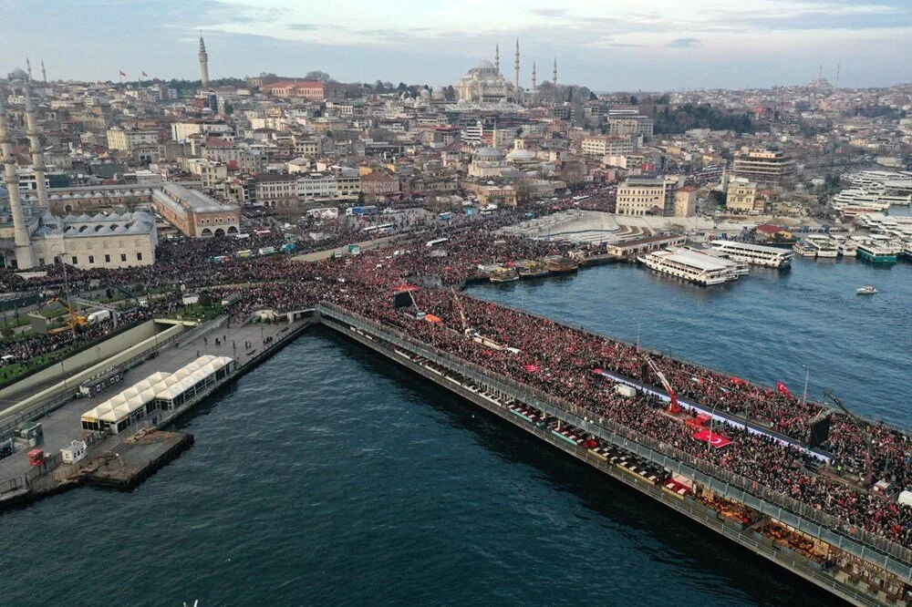 Bugün İstanbul’da, Milli İrade Platformu önderliğinde Filistin’e destek yürüyüşü düzenleniyor.