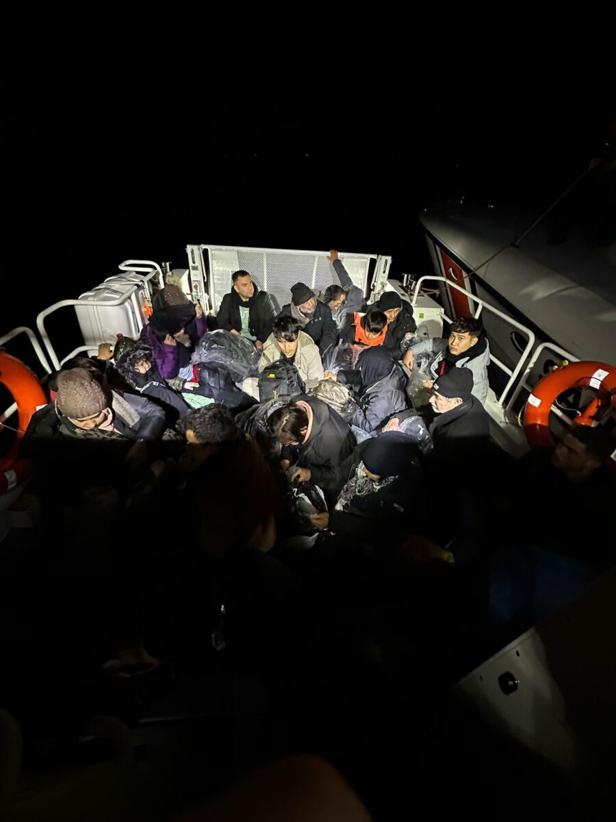 Muğla’nın Bodrum ilçesi açıklarında Yunanistan unsurlarınca Türk kara sularına geri