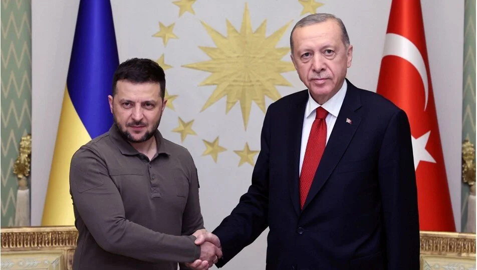 Cumhurbaşkanı Recep Tayyip Erdoğan, Ukrayna Cumhurbaşkanı Volodimir Zelenski ile telefonda