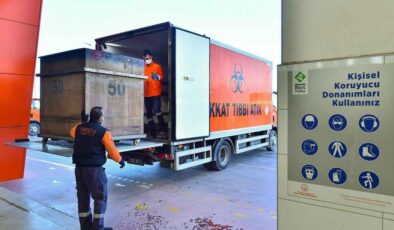 İzmir’de 4 yılda 30 bin tonun üzerinde tıbbi atık evsel atığa dönüştürüldü