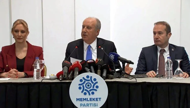 Memleket Partisi Genel Başkanı Muharrem İnce, bugün düzenlediği aday tanıtım
