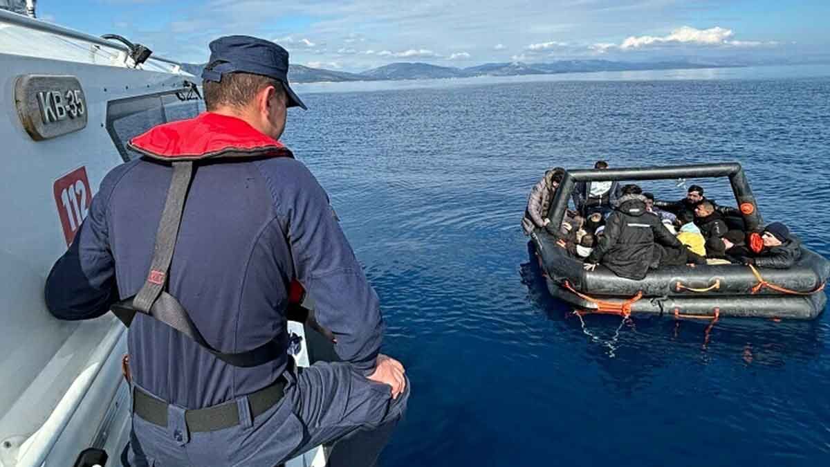 Sahil Güvenlik Komutanlığı, 23 Şubat saat 14.55’te Bodrum açıklarında can