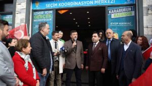 Cumhur İttifakı İzmir Büyükşehir Belediye Başkan Adayı Hamza Dağ, yoğun