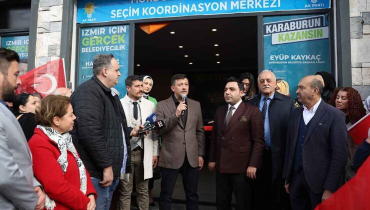 AK Parti İzmir Büyükşehir Adayı Dağ Karaburun’da: Seçim Koordinasyon Merkezi’nin açılışını yaptı