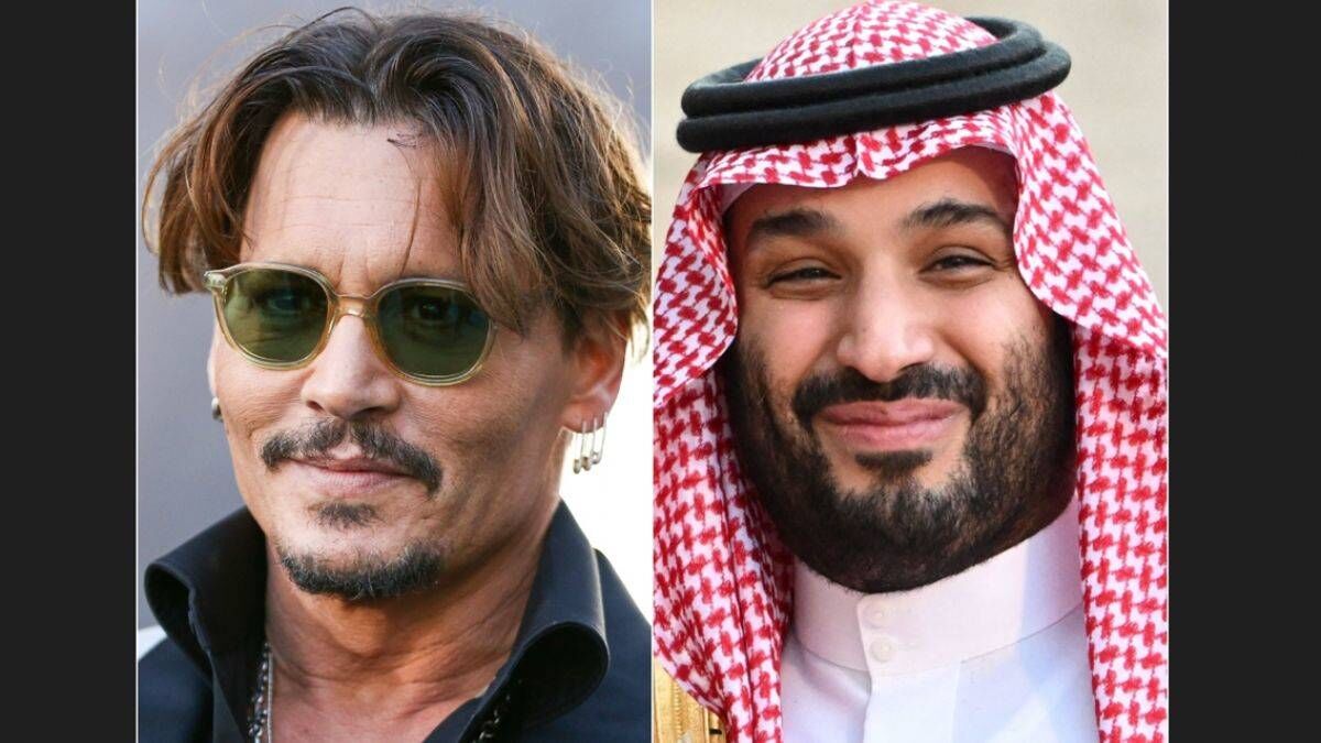 Amerikalı oyuncu Johnny Depp’in, Suudi Arabistan Veliaht Prensi Muhammed bin