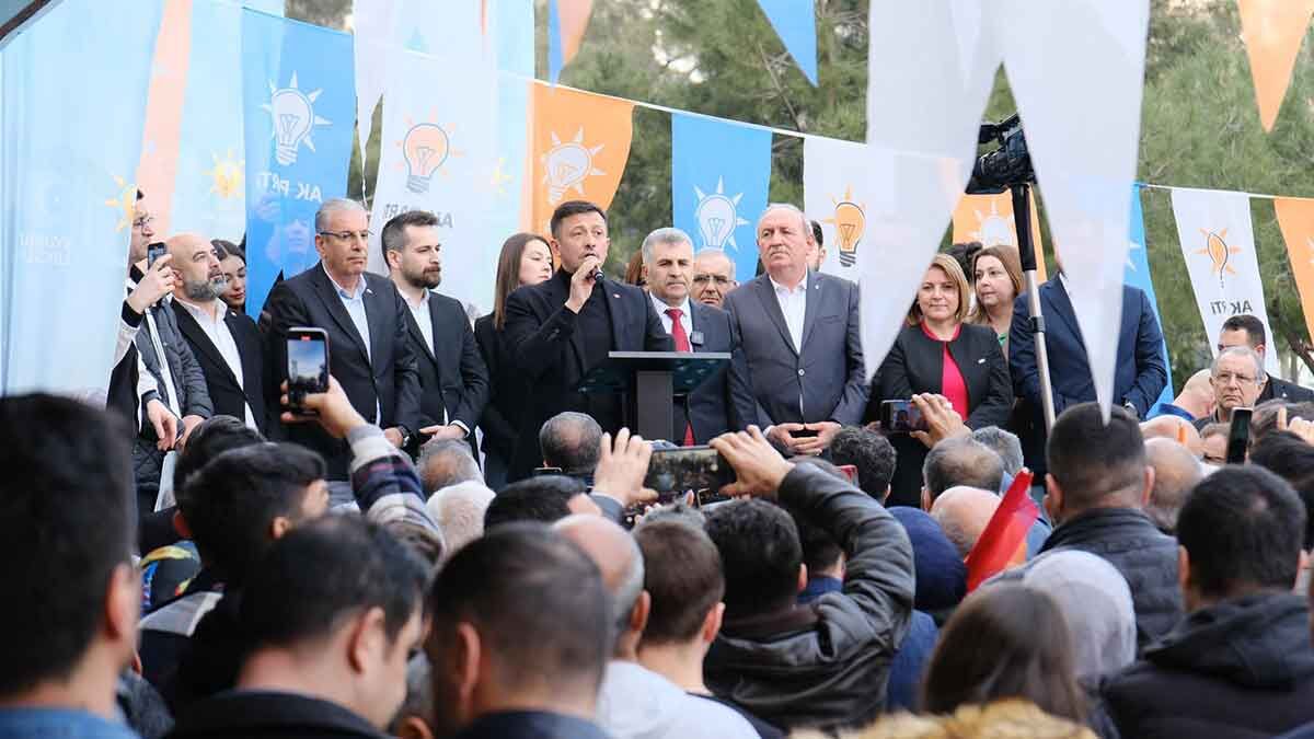 AK Parti İzmir Büyükşehir Belediye Başkan Adayı Hamza Dağ Üçyol’da