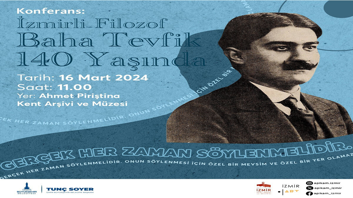 İzmir Büyükşehir Belediyesi Kent Arşivi, Müzeler ve Kütüphaneler Müdürlüğü felsefeci,