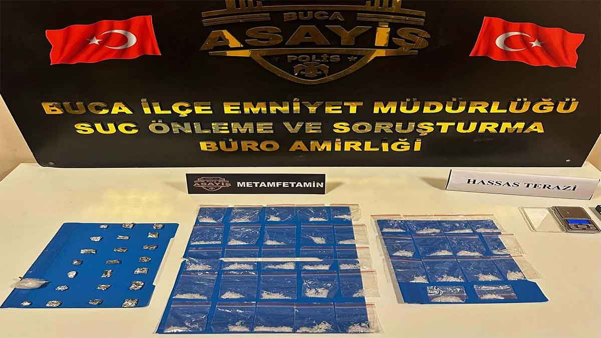 Buca İlçe Emniyet Müdürlüğü’ne bağlı Narko Alan ekipleri, ilçe genelinde