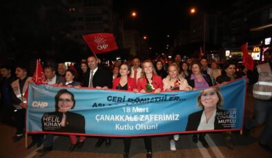 CHP’li Mutlu şehitler için yürüdü… Seçim otobüsünden halka seslendi!