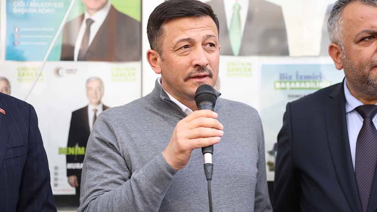 Seçim çalışmalarınıza aralıksız bir şekilde devam eden Hamza Dağ, Çiğli’de