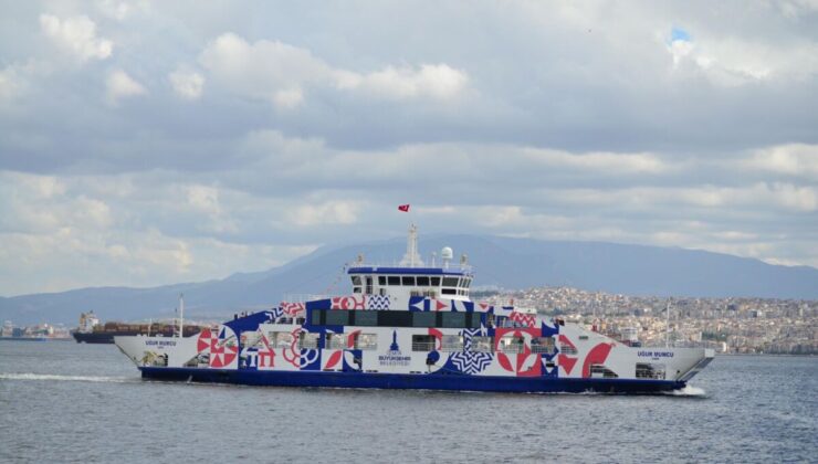 İzmir’de deniz ulaşımına fırtına engeli… Vapur seferleri iptal edildi