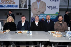 Menderes Belediye Başkan Adayı Sinan Akdeniz; son düzenledikleri iftar yemeğinde