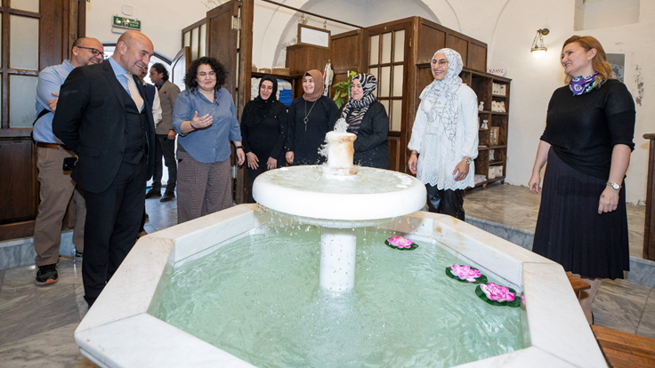 İzmir’de tarihi Namazgah Hamamı kadın istihdamına destek için restore edildi