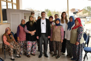 Menderes Belediye Başkan Adayı Sinan Akdeniz; tarım projelerini açıklarken; Atatürk’ün