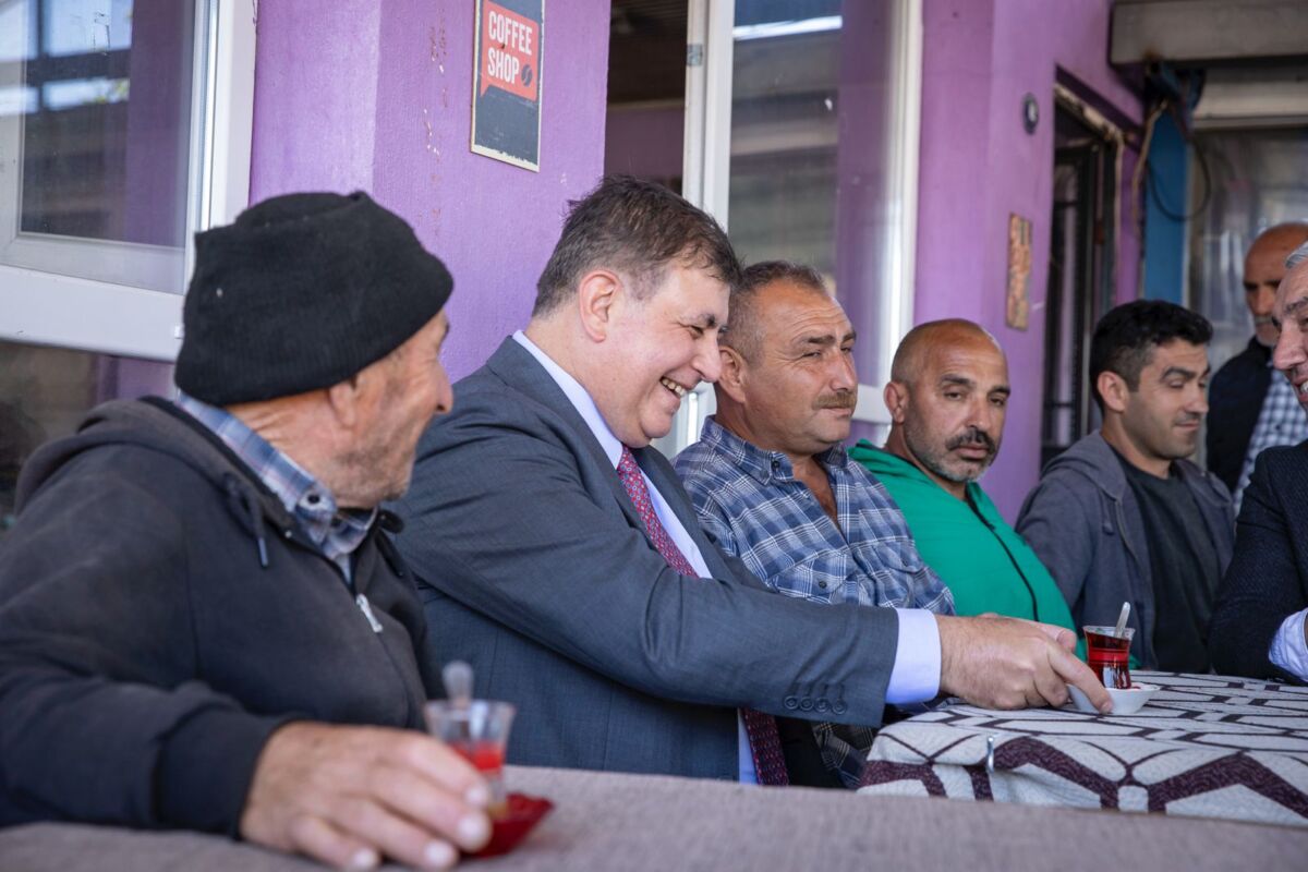 İzmir Büyükşehir Belediye Başkanı Dr. Cemil Tugay, Dikili’nin Deliktaş Köyü