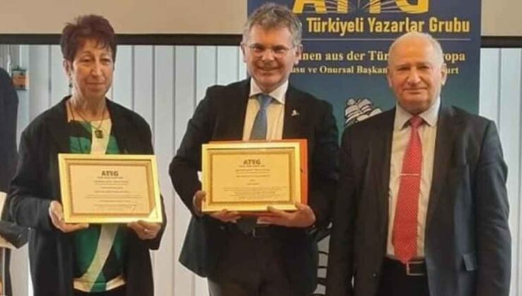 Avrupa Türkiyeli Yazarlar Grubu’ndan Çiğli’ye ödül