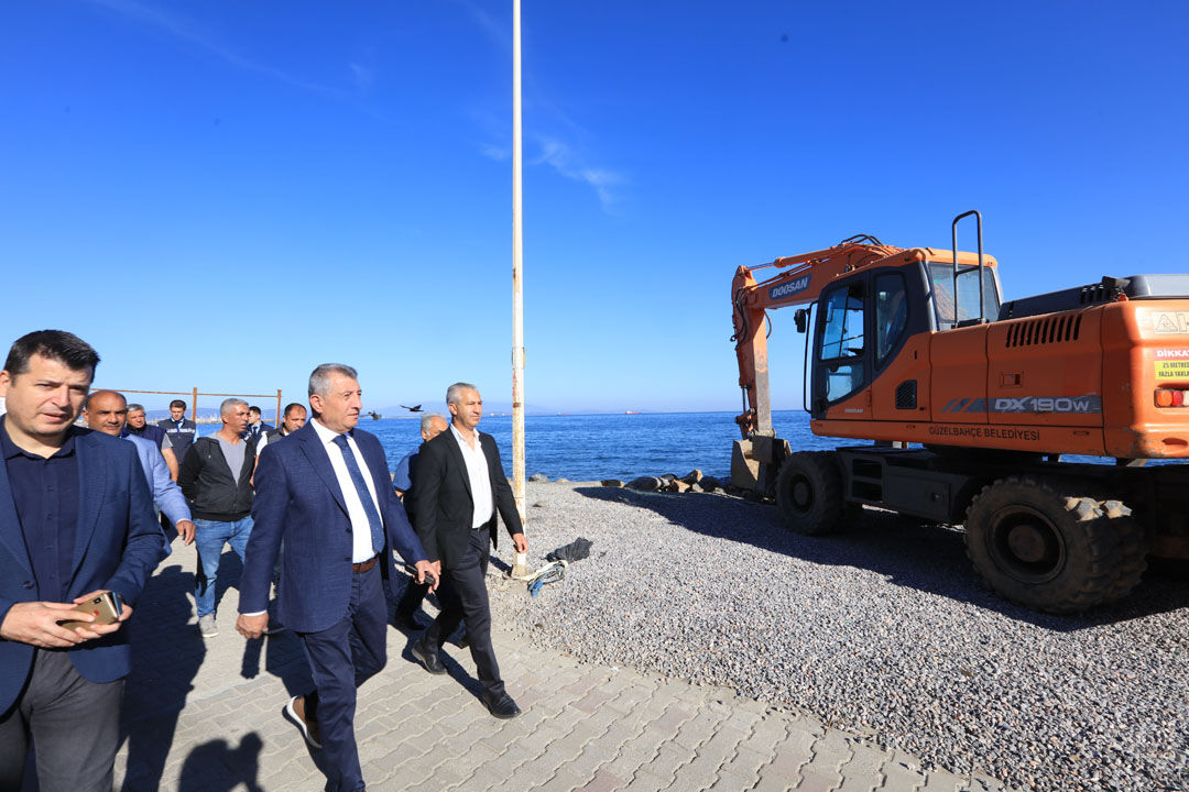 Güzelbahçe Belediye Başkanı Mustafa Günay göreve gelir gelmez seçim vaatlerinden