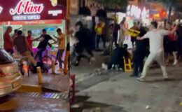 İzmir’de taraftar- esnaf arbedesi: Sandalyeler havada uçuştu